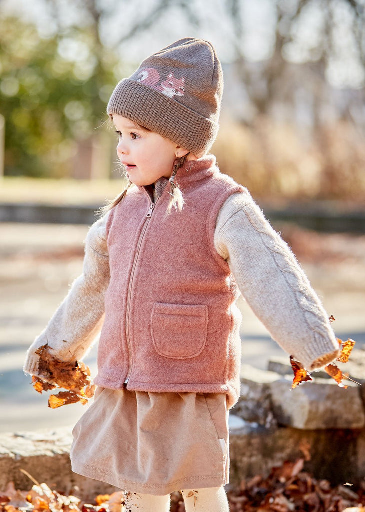 Maximo Mini Weste Wollfleece – Kinderweste mit Reißverschluss - Sausebrause Shop