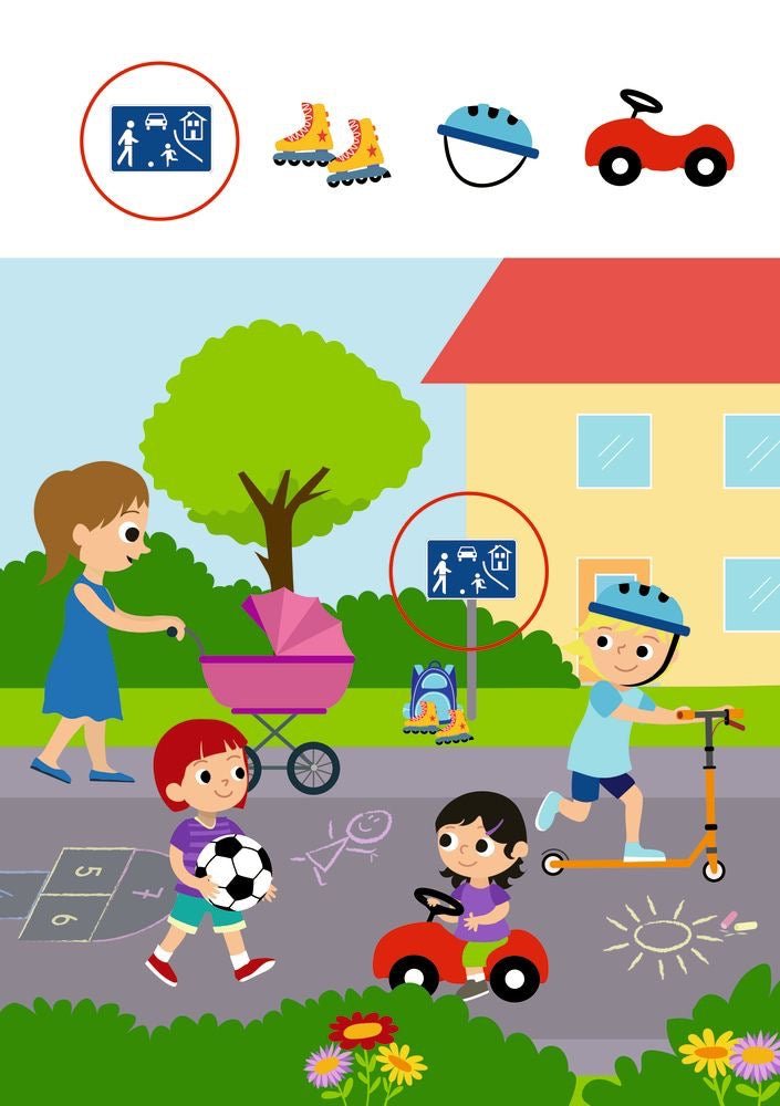 Mein kunterbunter Kindergartenblock Raetsel ohne Text Fahrzeuge 80 Seiten - Sausebrause Shop