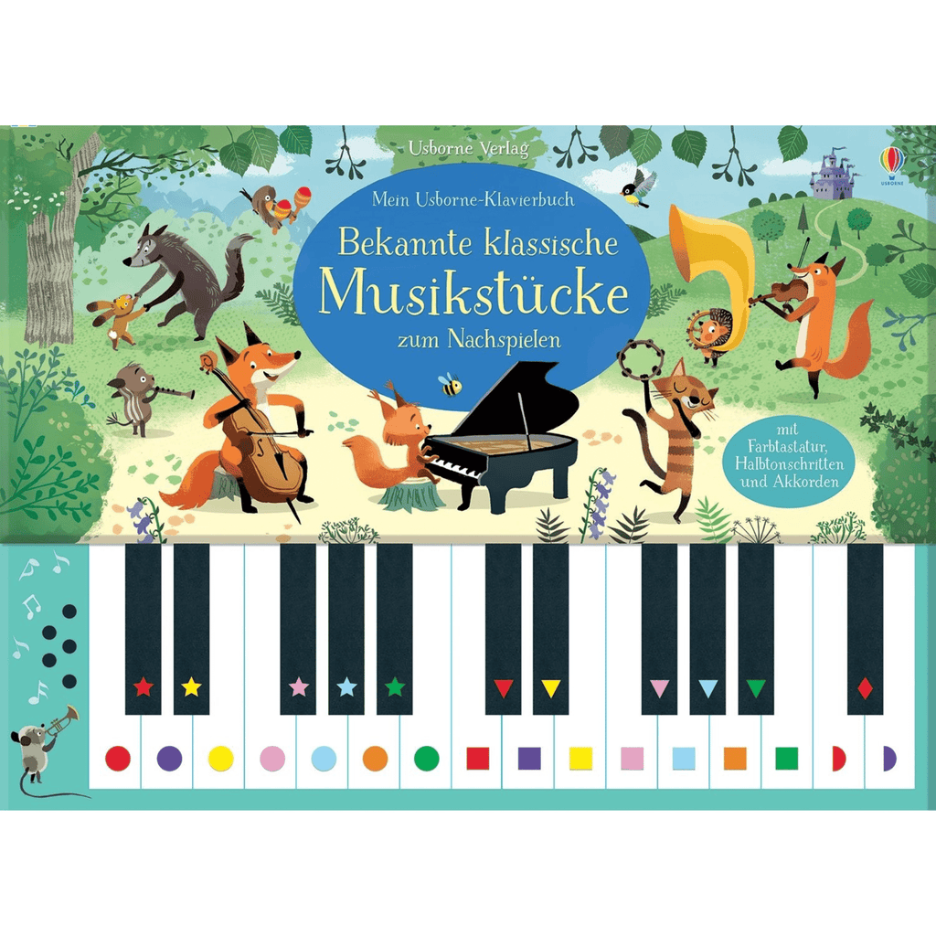 Mein Usborne Klavierbuch klassische Musikstücke zum Nachspielen - Sausebrause Shop