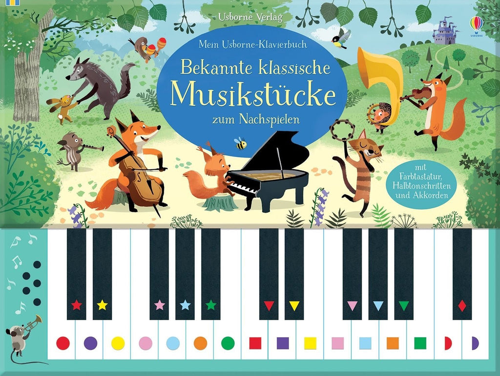 Mein Usborne Klavierbuch klassische Musikstücke zum Nachspielen - Sausebrause Shop