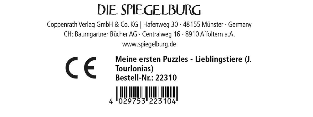 Meine ersten Puzzles Lieblingstiere - Sausebrause Shop
