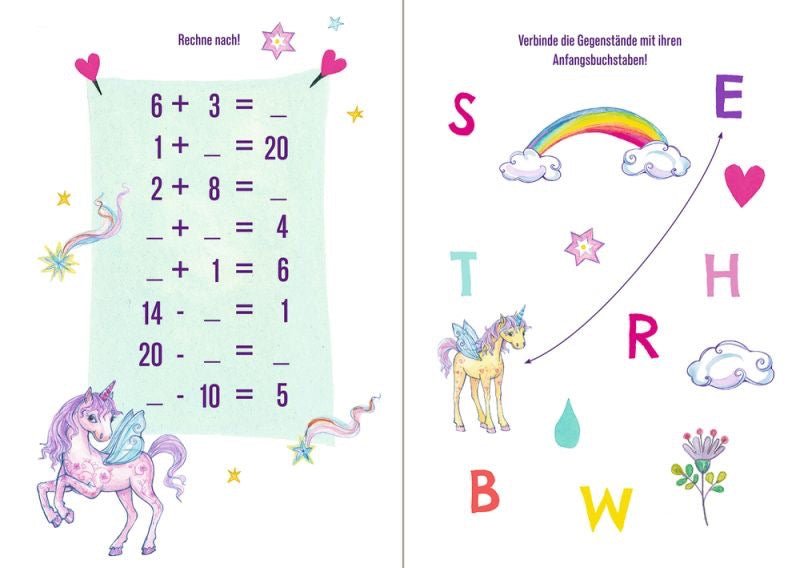 Meine superschlaue Einhorn Schulstart Box Einhorn Paradies - Sausebrause Shop