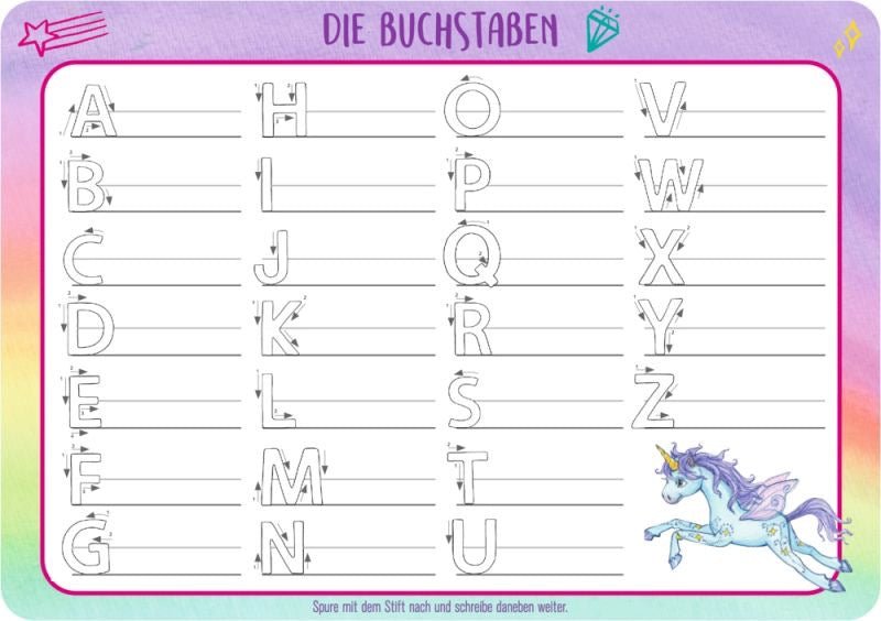 Meine superschlaue Einhorn Schulstart Box Einhorn Paradies - Sausebrause Shop