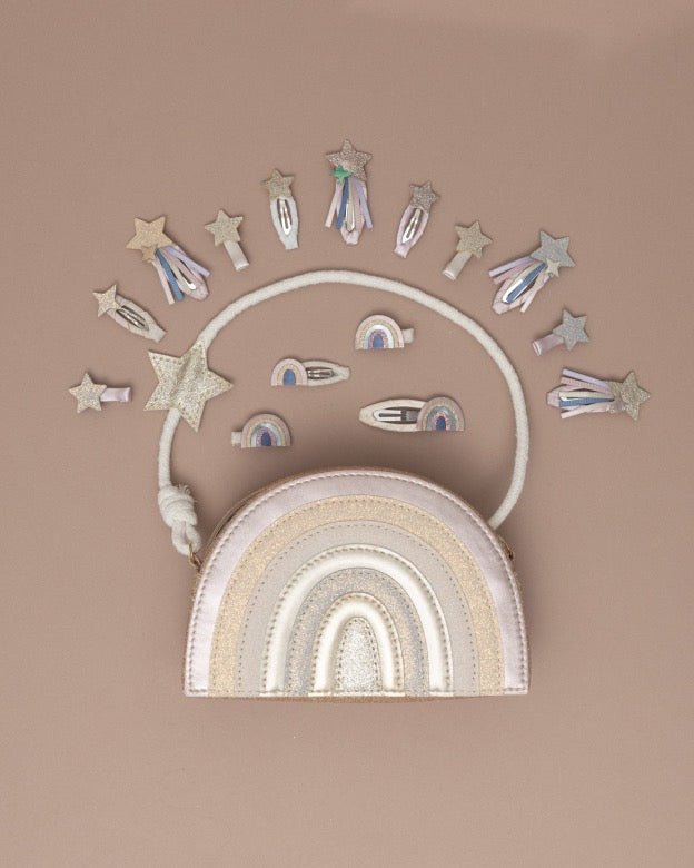 Mimi & Lula Celeste Unicorn Mini Clips – 8 Haarklemmen - Sausebrause Shop