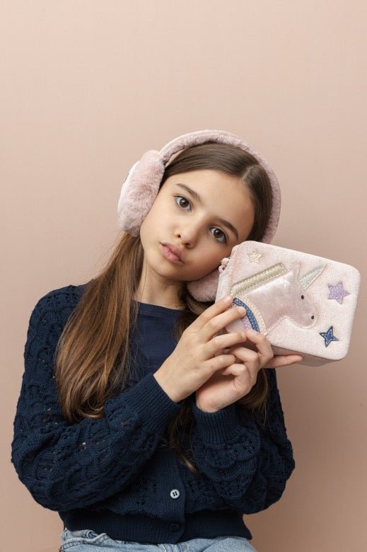 Mimi & Lula Einhorn Boxy Bag – Kindertasche mit Glitzer - Sausebrause Shop