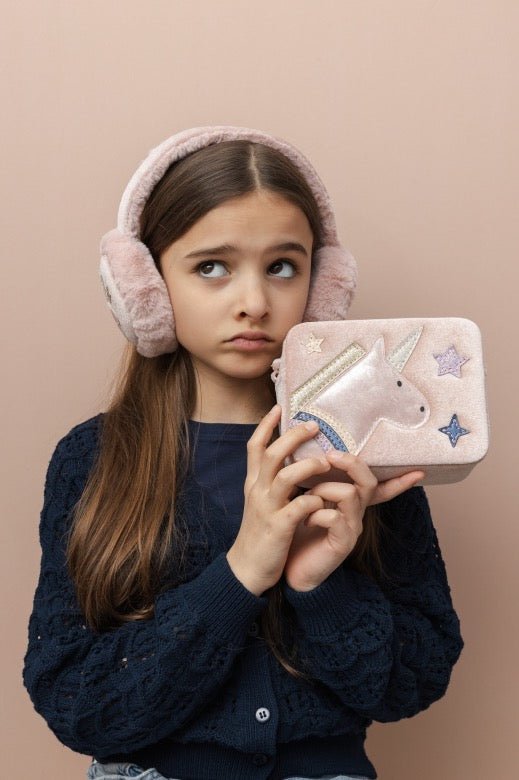Mimi & Lula Einhorn Boxy Bag – Kindertasche mit Glitzer - Sausebrause Shop