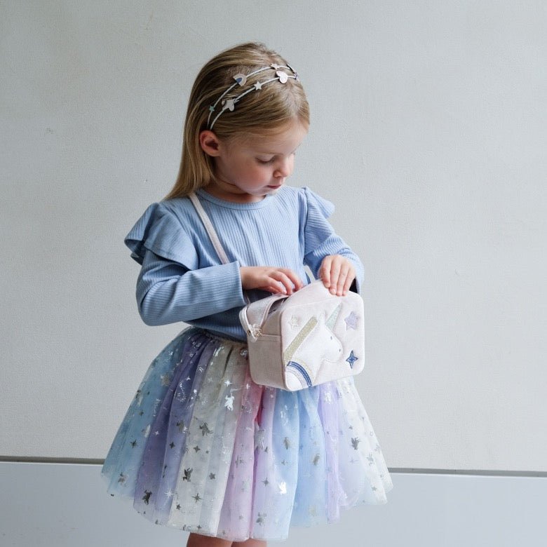 Mimi & Lula Einhorn Boxy Bag – Kindertasche mit Glitzer - Sausebrause Shop