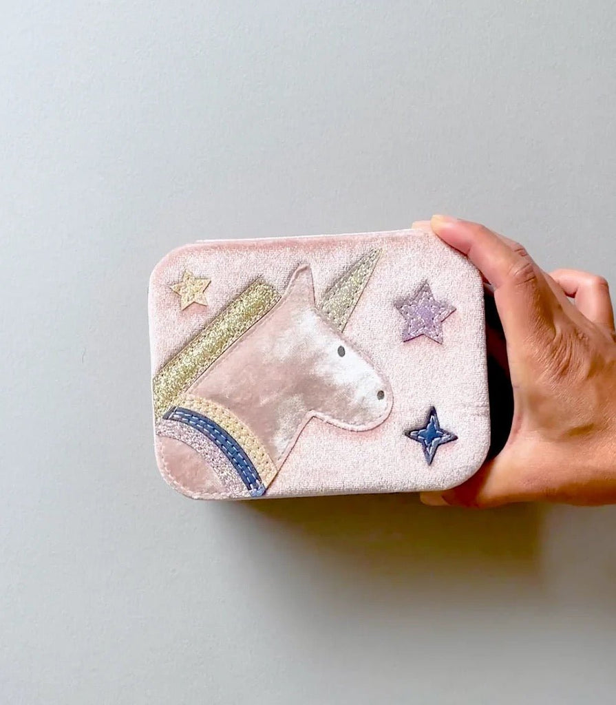 Mimi & Lula Einhorn Schmuckkästchen – Glitzer Aufbewahrungsbox - Sausebrause Shop