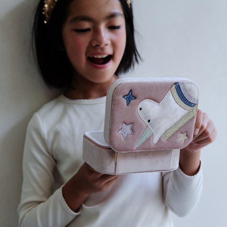 Mimi & Lula Einhorn Schmuckkästchen – Glitzer Aufbewahrungsbox - Sausebrause Shop