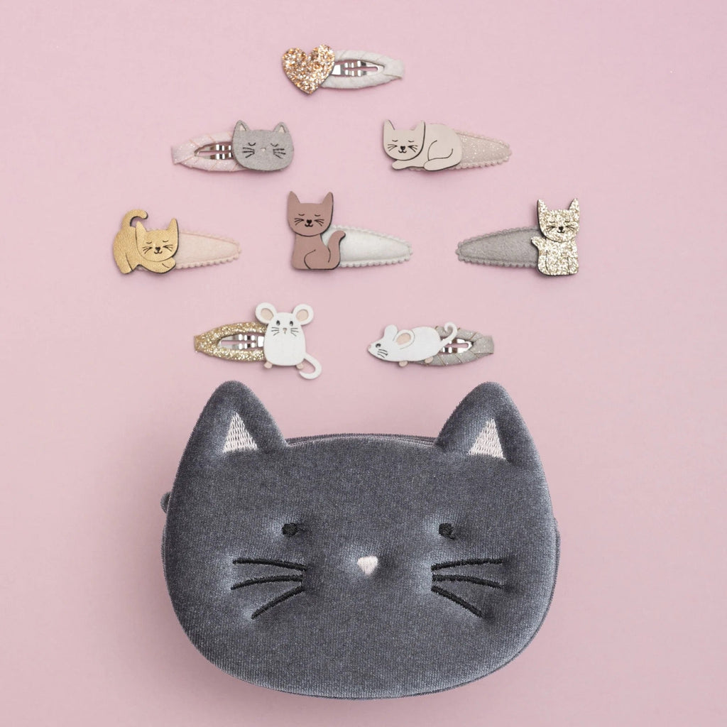 Mimi & Lula Katze & Maus Mini Haarspangen – 5er Set - Sausebrause Shop