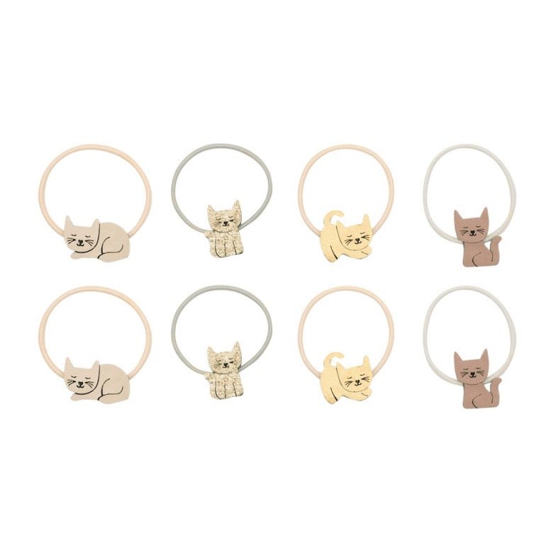 Mimi & Lula Kitty Cat Mini Haargummis – 8er Set - Sausebrause Shop