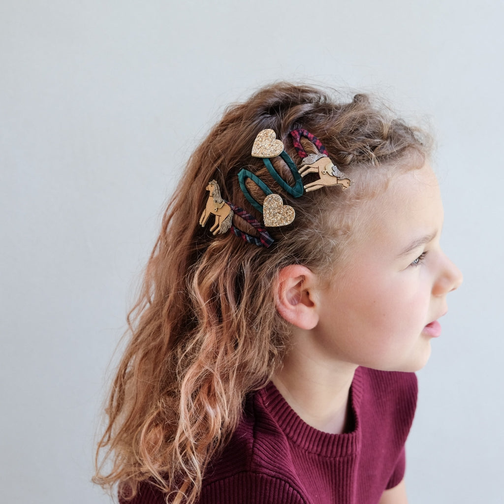 Mimi & Lula Pferde - Haarspangen Horsey – 4er Set - Sausebrause Shop