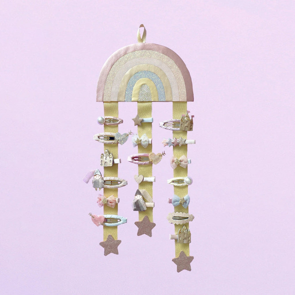 Mimi & Lula Pink Rainbow Wall Hanger – Haarspangenhalter - Sausebrause Shop