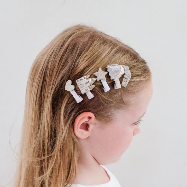 Mimi & Lula Princess & Castle Mini Clips – 8 Glitzer Clips - Sausebrause Shop