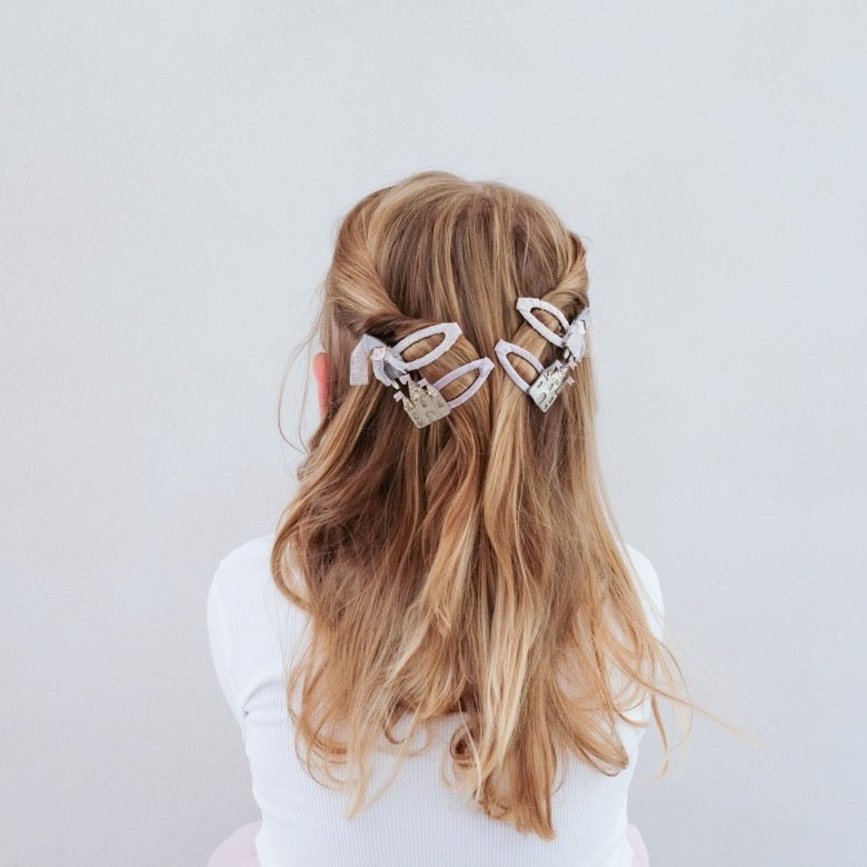Mimi & Lula Princess Clip Set – 4 Haarclips mit Glitzer - Sausebrause Shop
