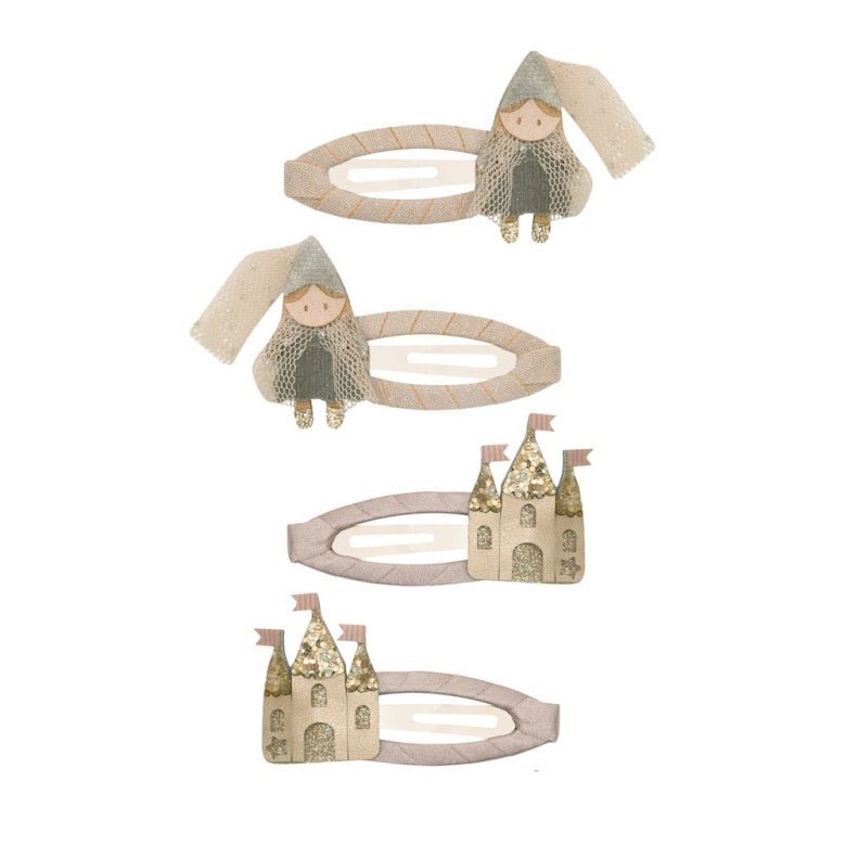 Mimi & Lula Princess Clip Set – 4 Haarclips mit Glitzer - Sausebrause Shop