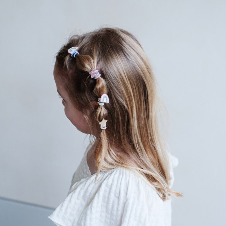 Mimi & Lula Rainbow & Star Mini Haargummis - Sausebrause Shop