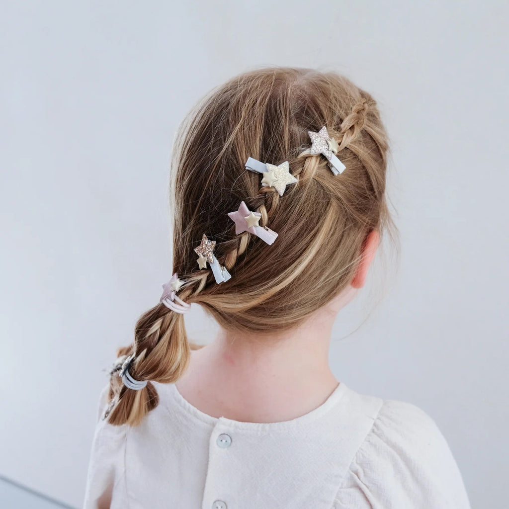 Mimi & Lula – Sparkle Star Mini Clips – 8er Set - Sausebrause Shop