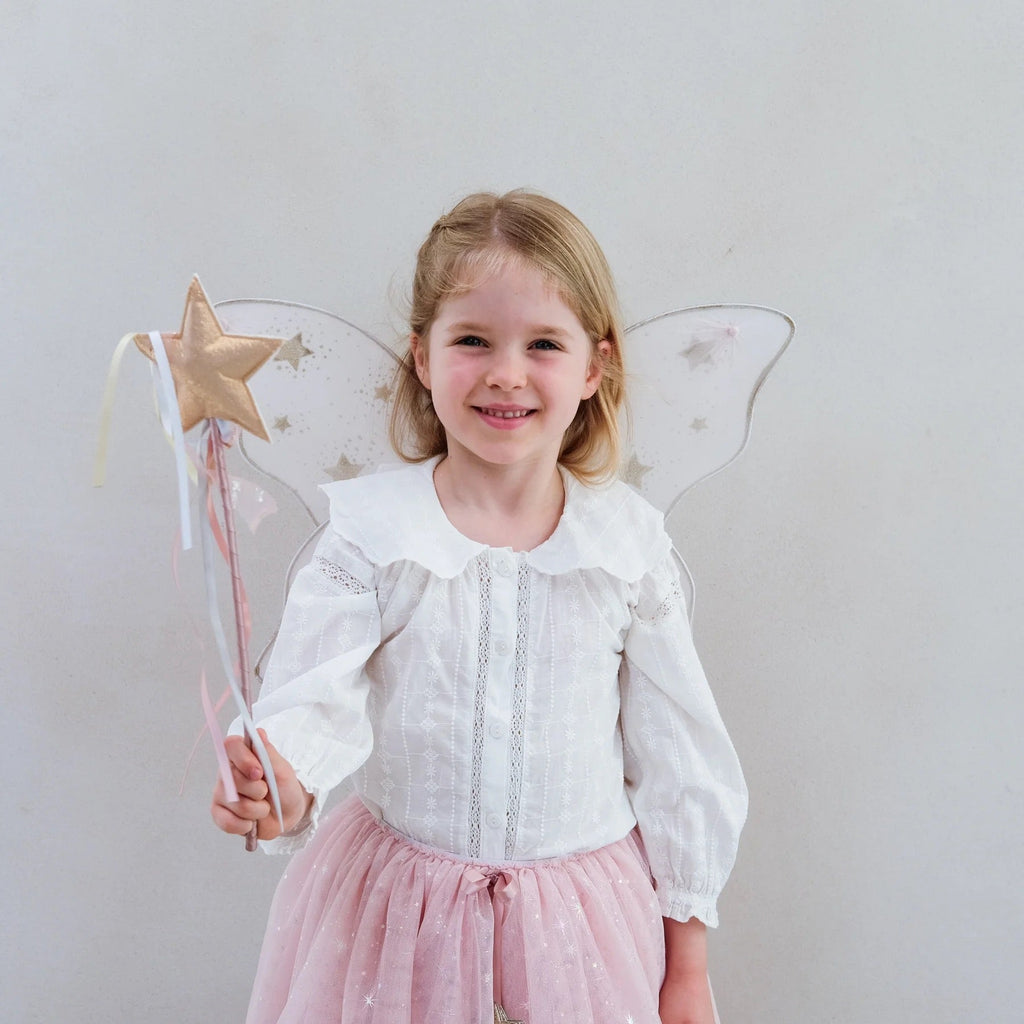 Mimi & Lula Starry Night Flügel – Rosa Feenflügel mit Sternen - Sausebrause Shop