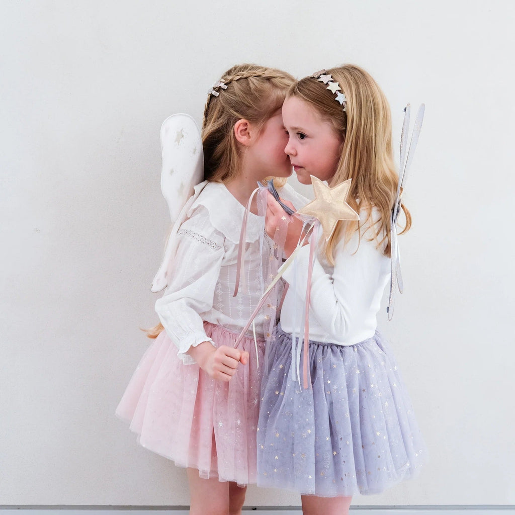 Mimi & Lula Starry Night Flügel – Rosa Feenflügel mit Sternen - Sausebrause Shop