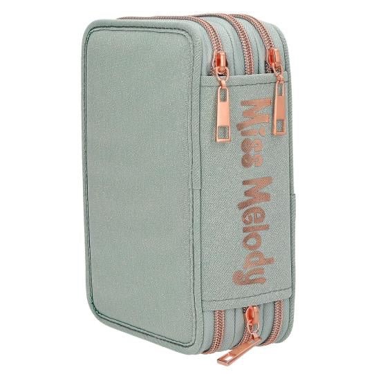 Miss Melody 3 - Fach - Federtasche ROMANTIC FIELDS – Gefüllt und Glitzrig - Sausebrause Shop