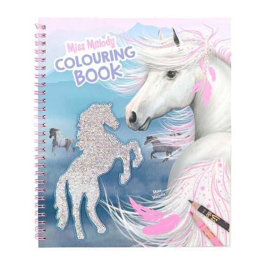 Miss Melody Malbuch mit Pailletten - Sausebrause Shop