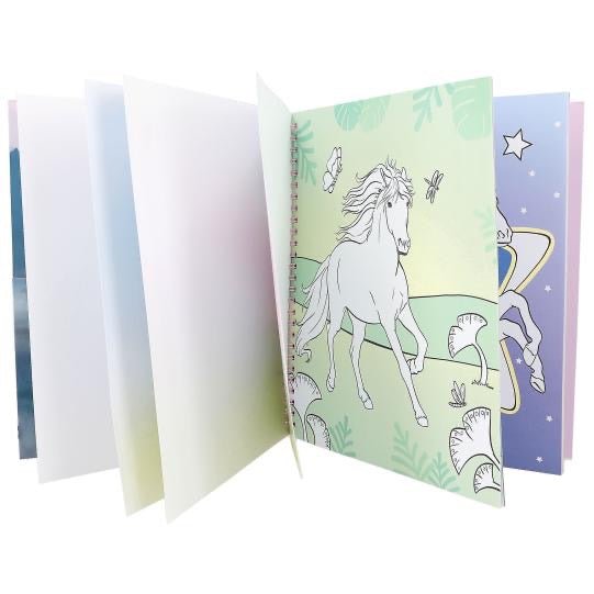 Miss Melody Malbuch mit Pailletten - Sausebrause Shop