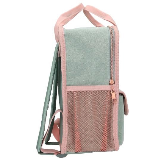 Miss Melody Rucksack Romantic Fields Salbei Glitzer Pferdemotiv - Sausebrause Shop