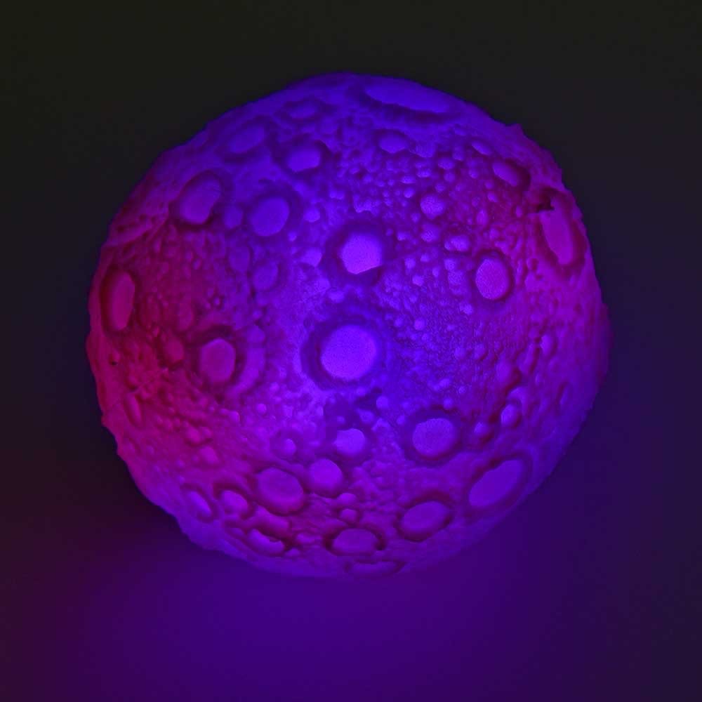 Mondball Bounce Ball LED - Leuchteffekt ca. 7 cm Mond - Optik - Sausebrause Shop