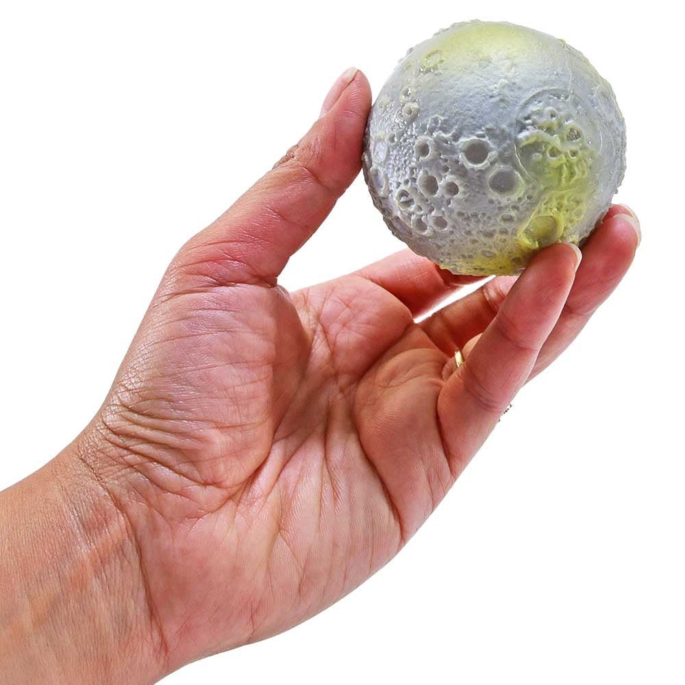 Mondball Bounce Ball LED - Leuchteffekt ca. 7 cm Mond - Optik - Sausebrause Shop