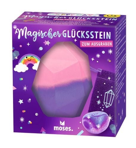 moses Happy Day Magischer Glücksstein Ausgraben violett - Sausebrause Shop
