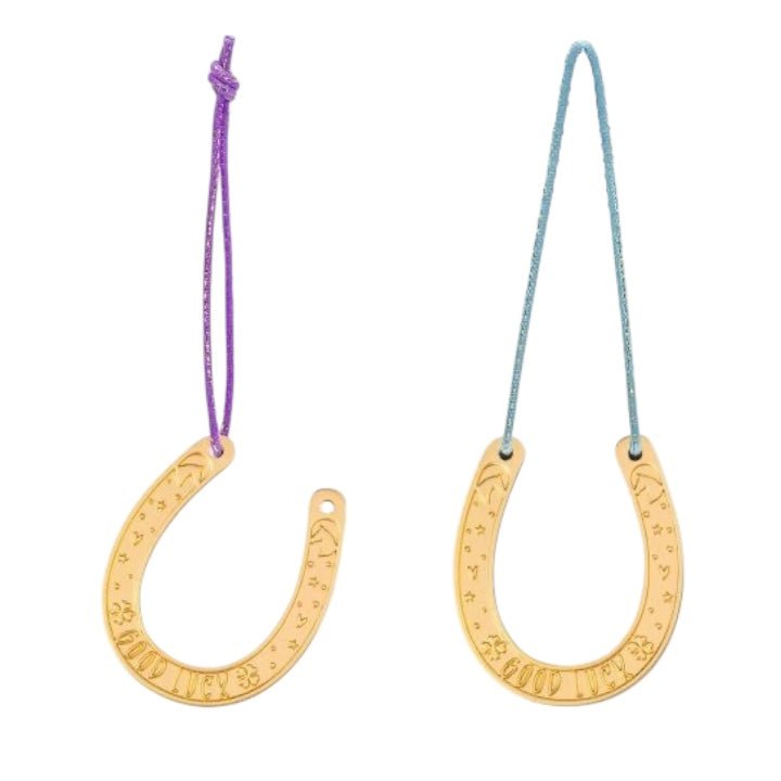 moses Pferde Glücksbringer Hufeisen – Glücksstein und Anhänger - Sausebrause Shop