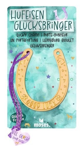 moses Pferde Glücksbringer Hufeisen – Glücksstein und Anhänger - Sausebrause Shop