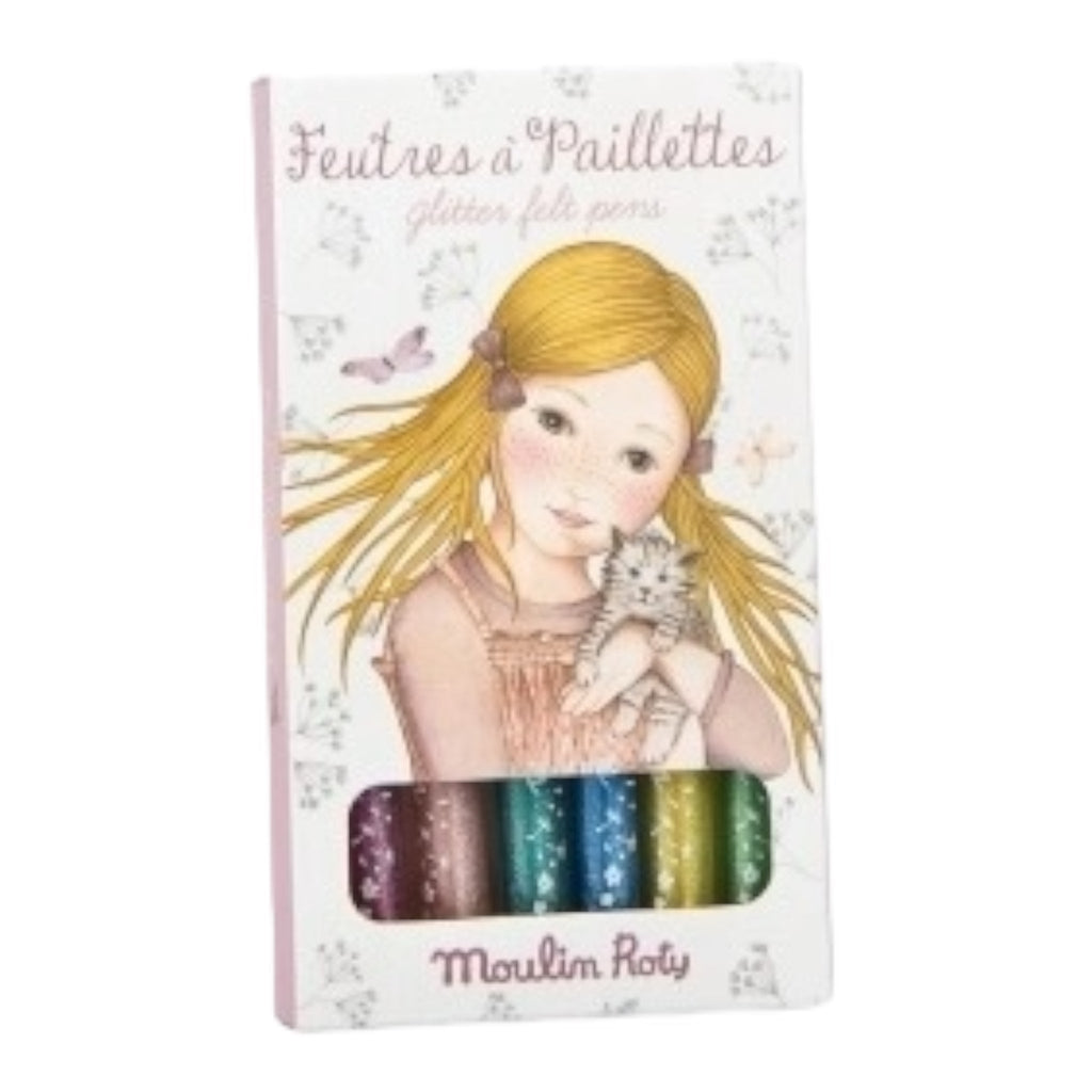 Moulin Roty 6 Glitzerstifte - Sausebrause Shop
