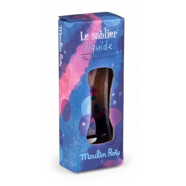 Moulin Roty Fluessige Sanduhr Rosa - Blau - Sausebrause Shop