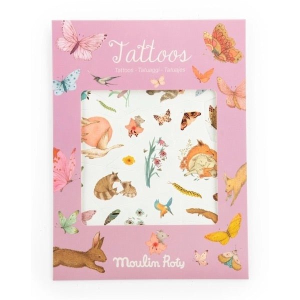 Moulin Roty Les Rosalies temporäre Tattoos 2 Bögen - Sausebrause Shop