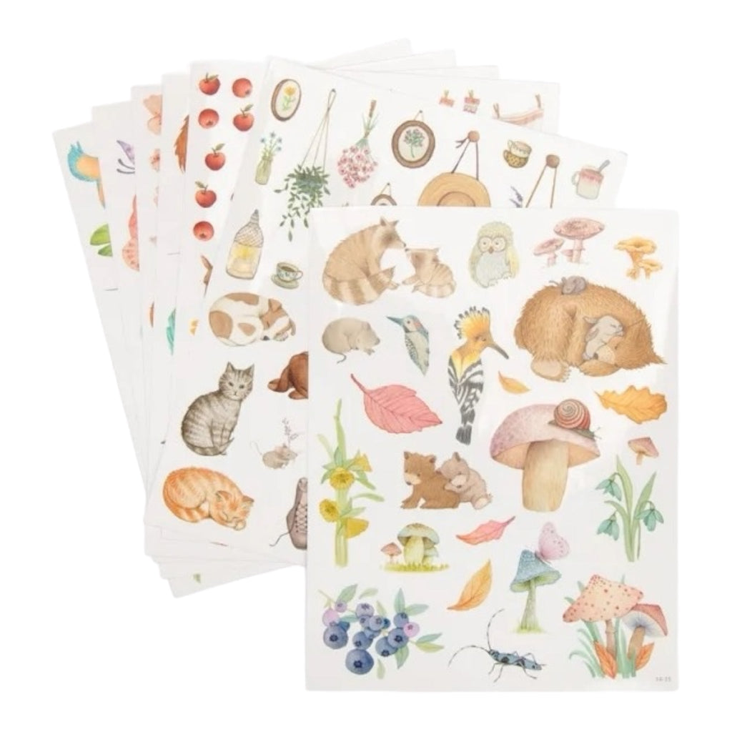 Moulin Roty Malbuch mit 230 Stickern Rosalies - Sausebrause Shop