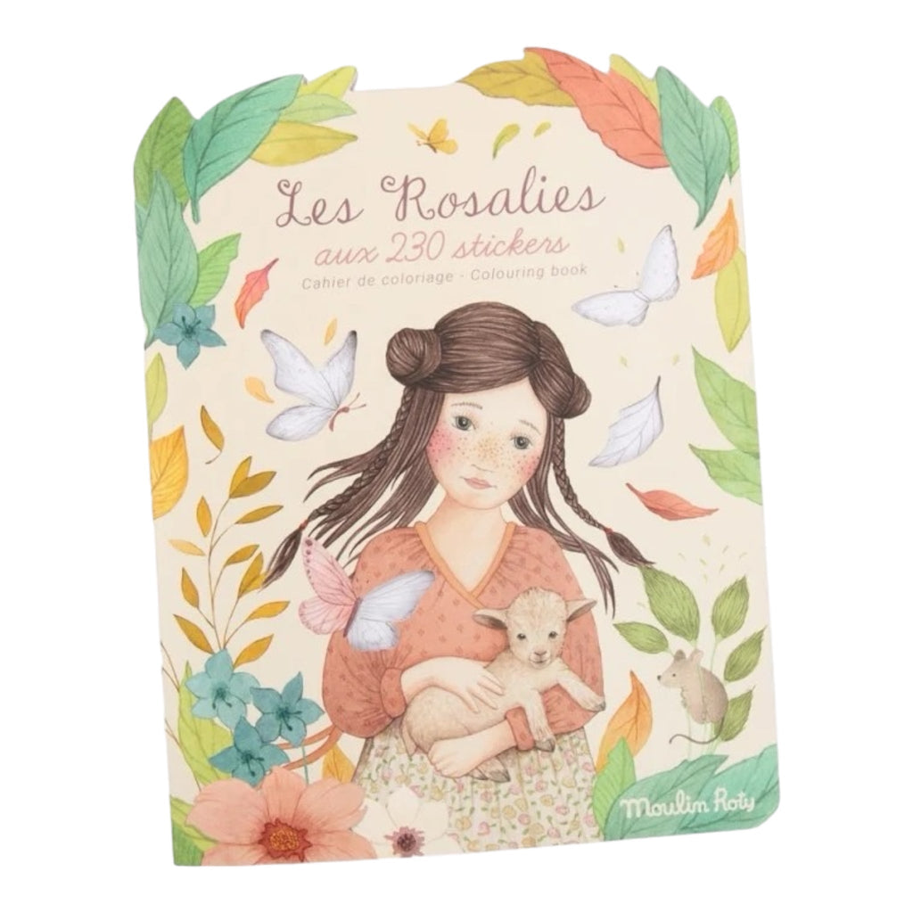 Moulin Roty Malbuch mit 230 Stickern Rosalies - Sausebrause Shop