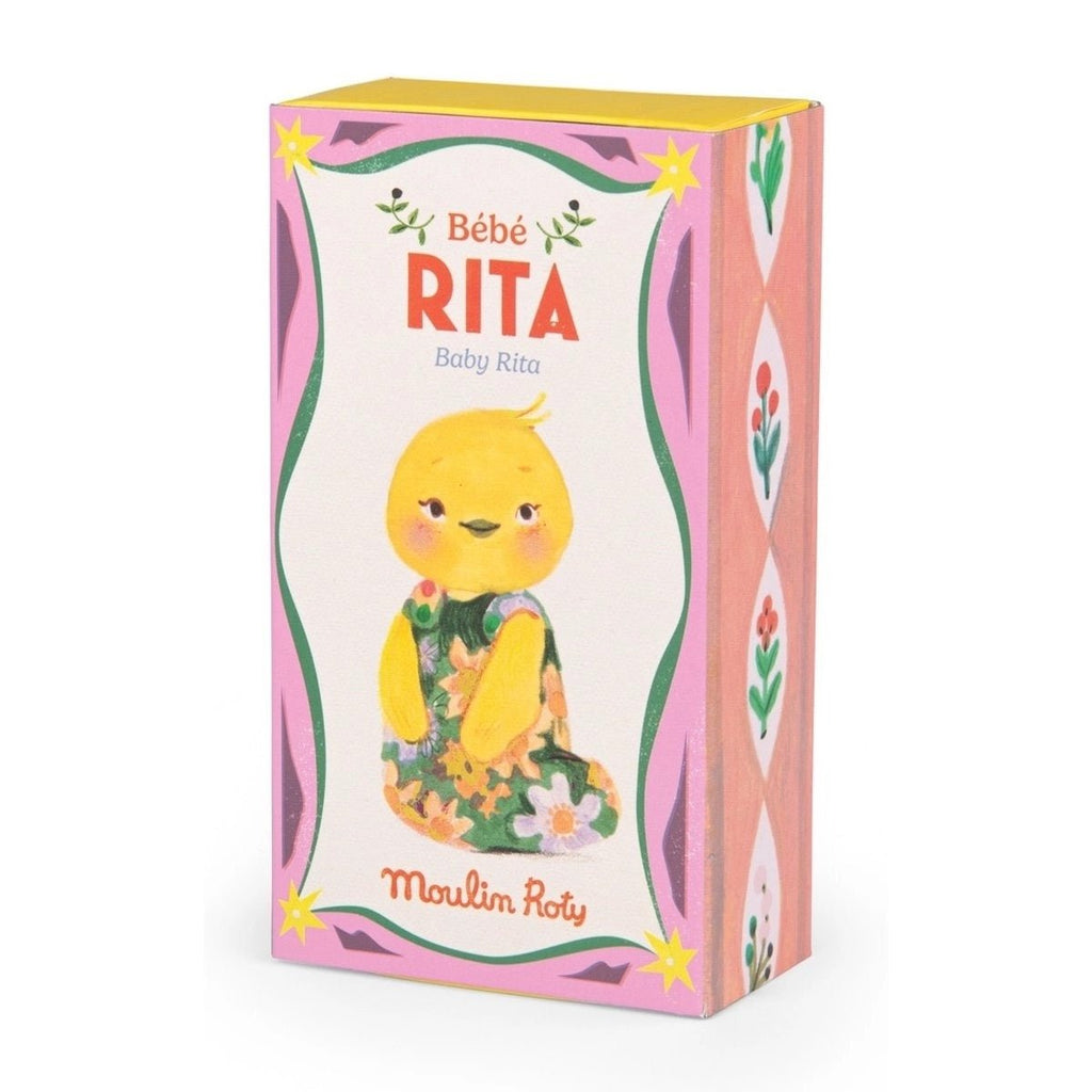 Moulin Roty Minouchkas Plüschtier Baby Ente Rita – Geschenkbox – 14,5 cm - Sausebrause Shop