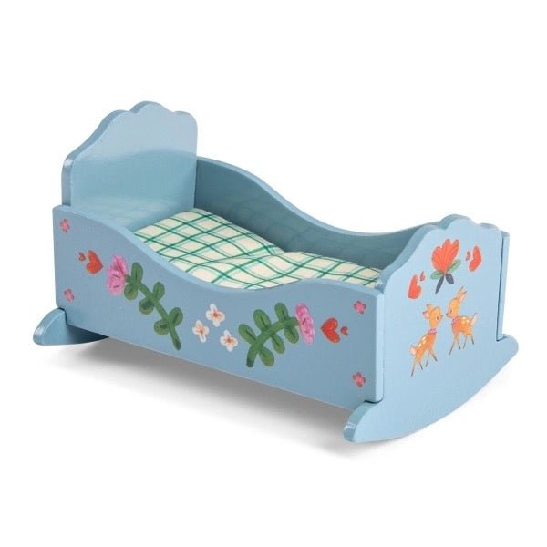Moulin Roty Minouchkas Wiege – Puppenwiege aus Holz - Sausebrause Shop