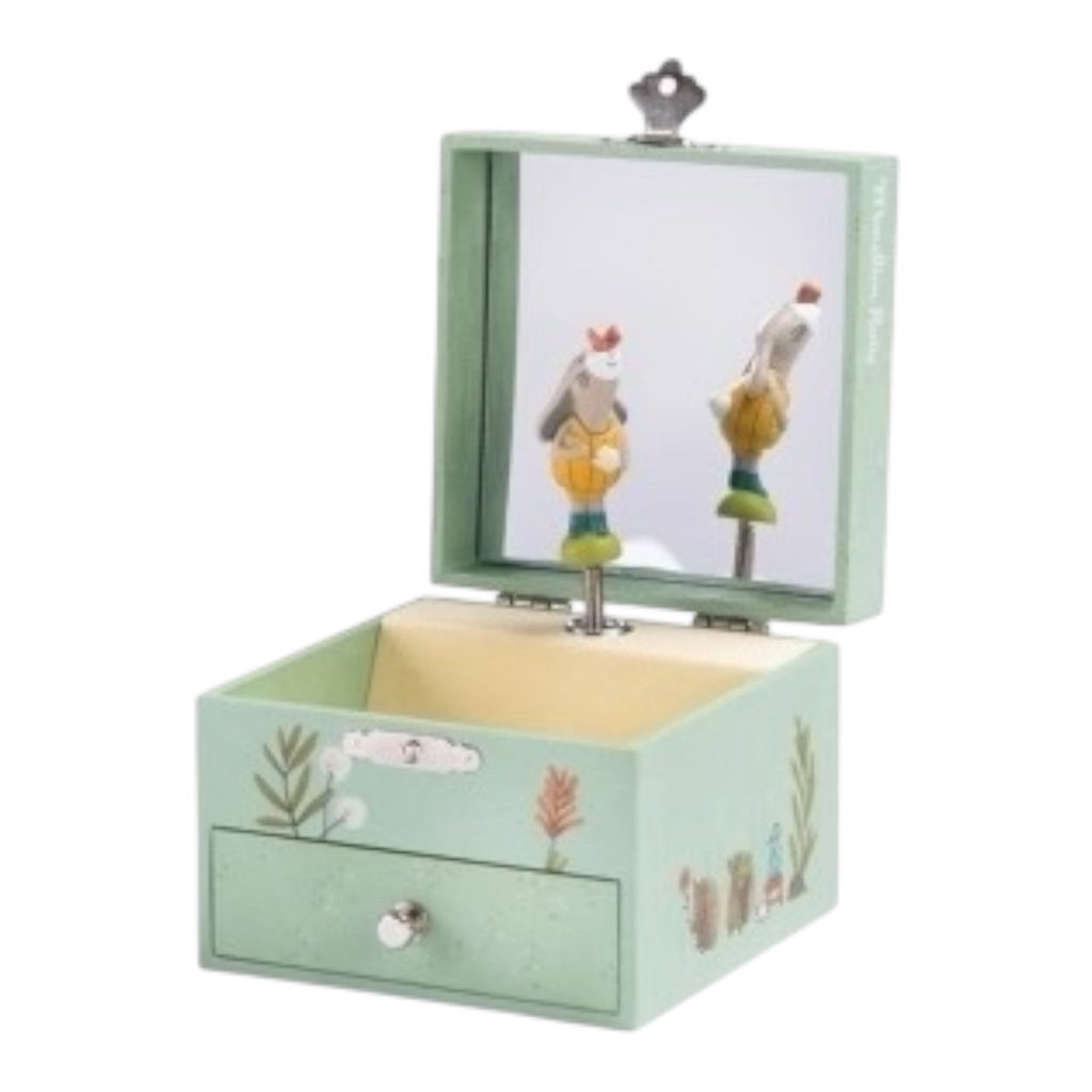 Moulin Roty Musik‑Schmuckkästchen Trois Lapins mit Spieluhr - Sausebrause Shop