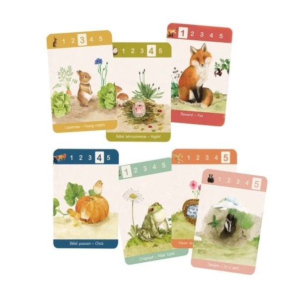 Moulin Roty Quartett Le Jardin du Moulin – Kartenspiel - Sausebrause Shop