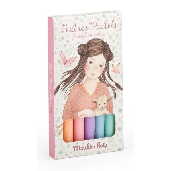Moulin Roty Rosalies 6 Pastell Filzstifte - Sausebrause Shop