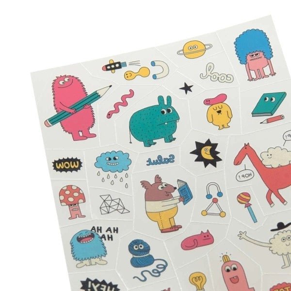 Moulin Roty Schmouks temporäre Tattoos 2 Bögen - Sausebrause Shop
