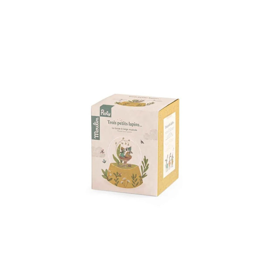 Moulin Roty Schneekugel mit Musik Trois petits lapins - Sausebrause Shop