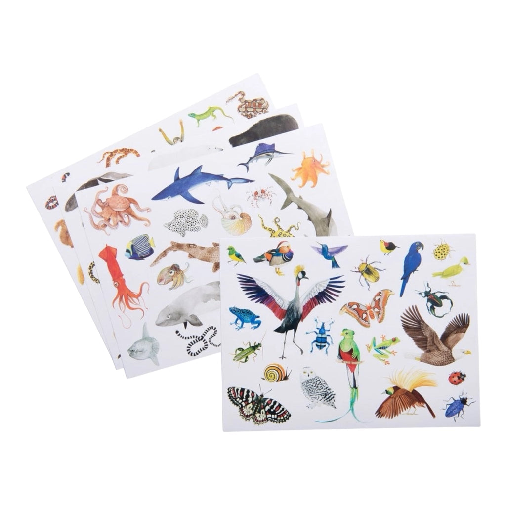 Moulin Roty Stickerset Tiere 78 Stück - Sausebrause Shop