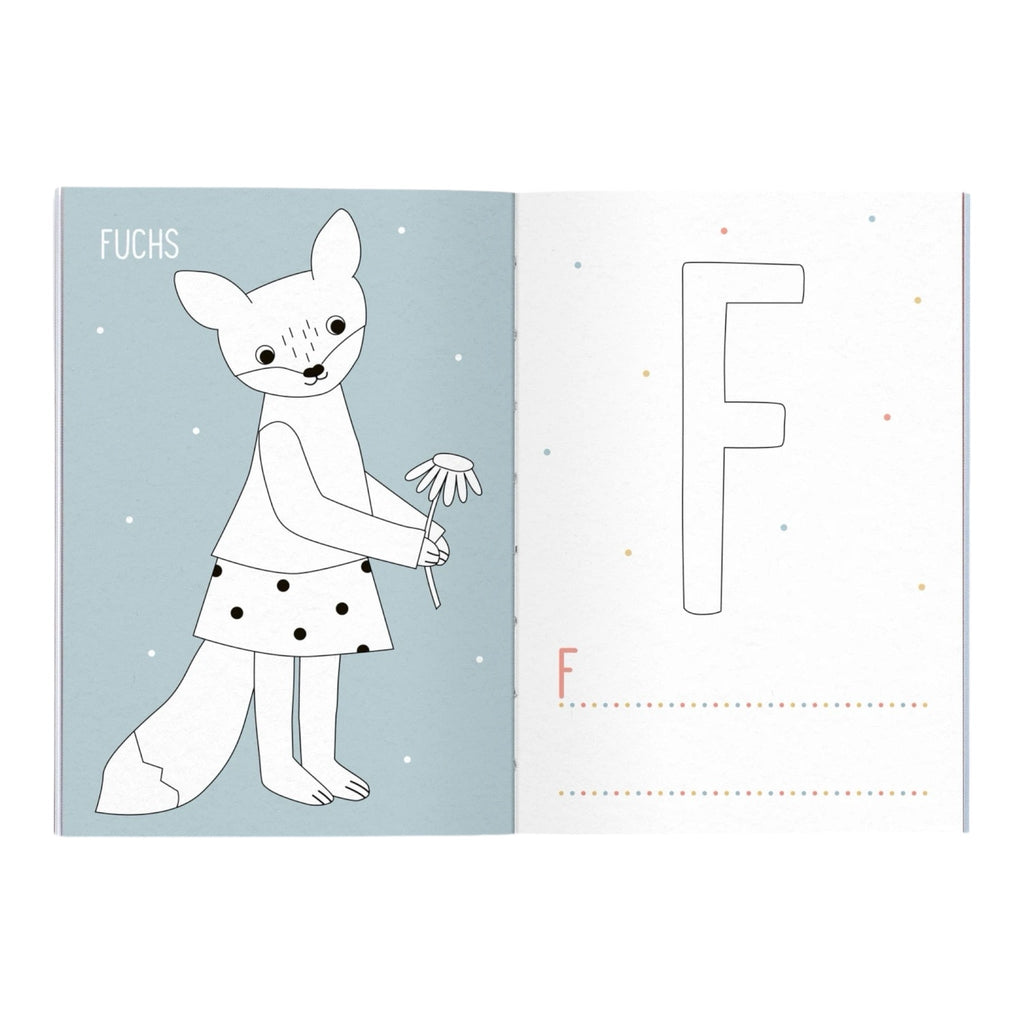Nellie & Finn ABC Malbuch - Sausebrause Shop