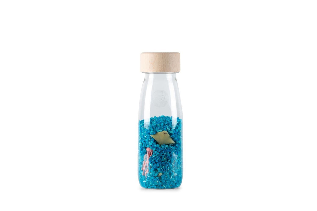 Petit Boum Spy Bottle Sea – Sensorikflasche ab 3 Monaten mit Ozeanwelt - Sausebrause Shop