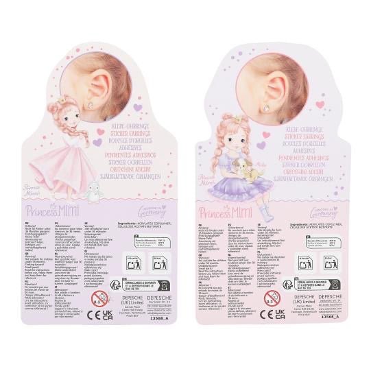 Princess Mimi Klebe - Ohrringe 20 Paar Bunte Sticker Ohrringe - Sausebrause Shop
