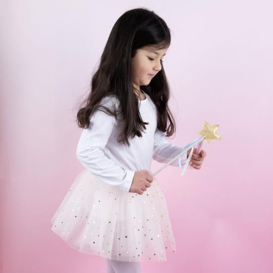 Princess Mimi Kostüm - Set Tüllrock und Zauberstab 104 - 122 cm - Sausebrause Shop